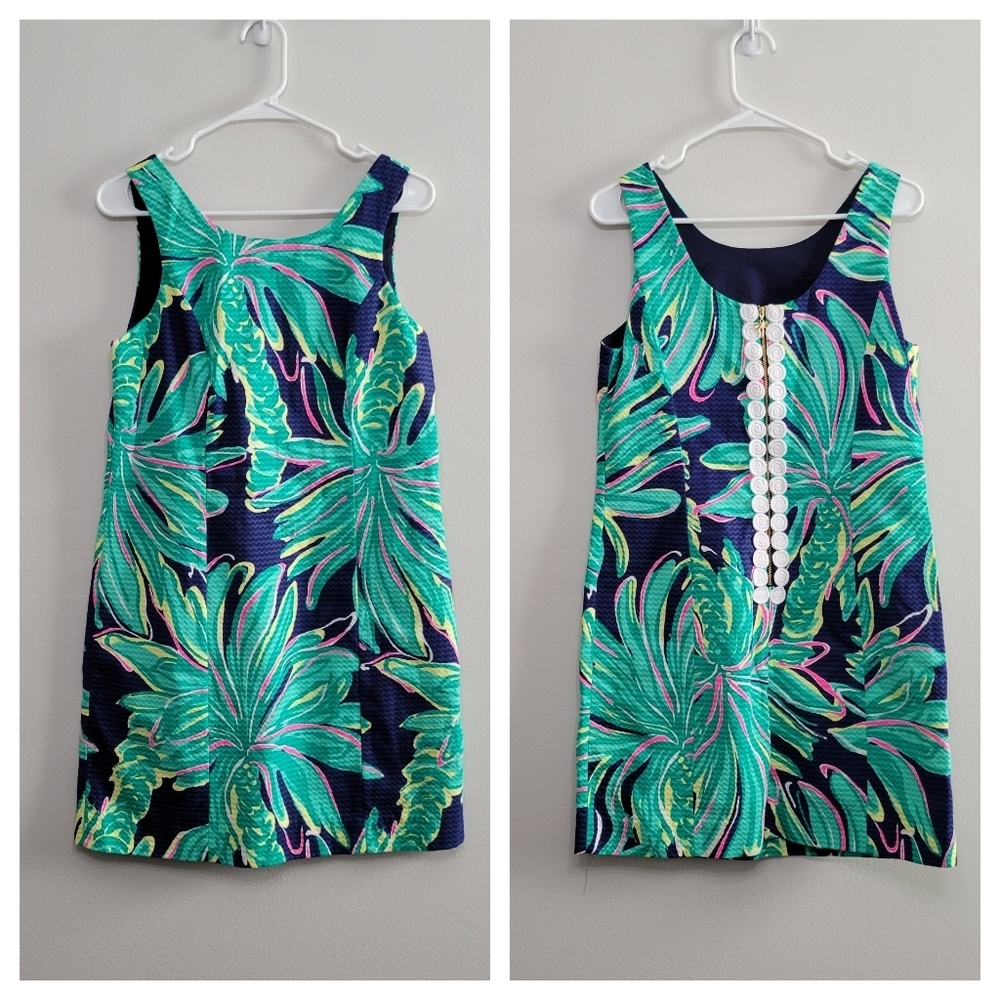 Lilly Pulitzer Tiger Palm Shift Dress